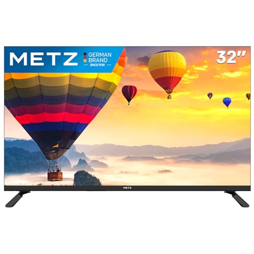 Metz Mte2000Z Tv, 32 Pollici, Hd, Televisore, 1366X768, Dolby Digital, Direct Led, Borderless Design, Hdmi, Usb, Dvb-T/T2, Dvb-C, Dvb-S/S2 Ci+