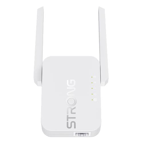 Strong - Ripetitore Wifi 300S - Fino A 300 Mbps - Compatibile Con Tutti I Router O Modem Standard - 2 Antenne Esterne Regolabili + 1 Porta Ethernet -
