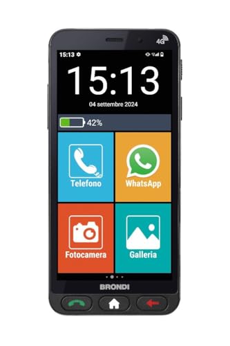 Brondi Amico Vero 4G - Telefono Cellulare Senior