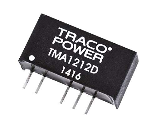 Tracopower Tma 1212D Convertitore Dc/Dc Da Circuito Stampato 12 V/Dc 12 V/Dc, -12 V/Dc 40 Ma 1 W Num. Uscite: 2 X Conte