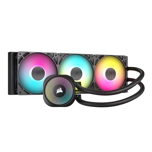 Corsair Nautilus 360 Rs Argb Raffreddatore Cpu A Liquido – 360Mm Aio – Connessione Diretta Alla Scheda Madre – Intel Lga 1851/1700, Amd Am5/Am4 – 3X R
