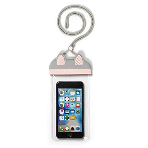 Legami - Custodia Impermeabile Per Smartphone, Cordino Regolabile, Chiusura Ermetica, Finestra Trasparente E Ultra Sottile, Per Schermo Max 6,5", Sens