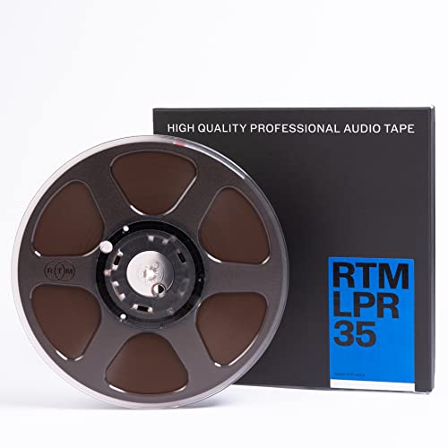 Rtm Long Play Recording Lpr 35 ¼ Pollice - Nastro Di Registrazione Analogico Per La Registrazione Audio - Bobina Di Plastica Da 1100M - Diametro Di 10