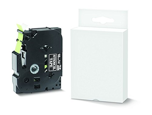 Nastro Di Etichettatura Brother Ste Ste-141 Colore Nastro: Trasparente Colore Carattere:Bianco 18 Mm 3 M