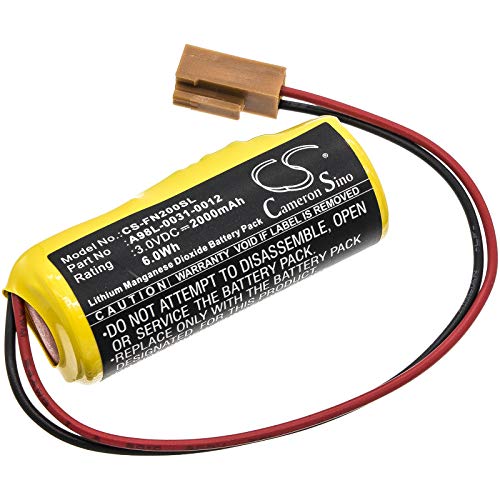 Techtek Batterie Compatibile Con [Fanuc] 16I, 18I, 21I, Sostituisce [Le Blonde] 77 Cnc Router Programmable Logic Controller Industrial Computer, Fba