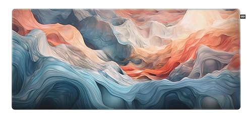 Cherry Xtrfy Gp5, Mouse Pad Gaming In Tessuto Xl (920 X 400 X 3 Mm), Superficie Liscia Per Una Maggiore Precisione, Bordo Cucito, Antiscivolo, Lavabil