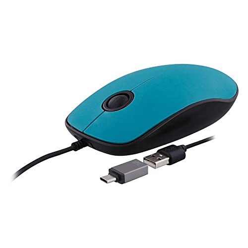 Tnb Tnb Sunset - Mouse Cablato Usb-A E Usb-C - Blu