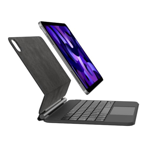 Belkin Custodia Con Tastiera Per Ipad Pro Con Supporto Magnetico, Tastiera Bluetooth Retroilluminata, Controlli Multi-Gesto, Custodia In Pelle, Qwerty