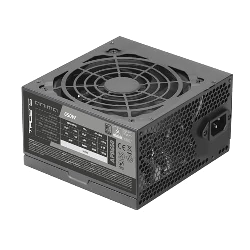 Tacens Anima Apb650, Alimentatore Pc Atx 650W, Certificazione 80Plus Bronze, 85% Di Efficienza, Tecnologie Smd E Dc-Dc, Ventola Ultra-Silenziosa 12Cm,