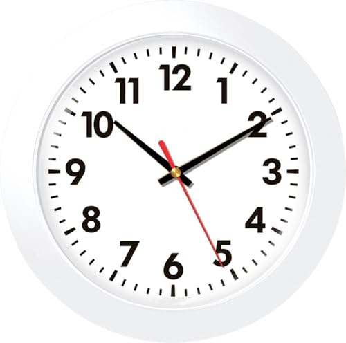 Eurotime 80511-00 Quarz Orologio A Parete 30.5Cm Bianco