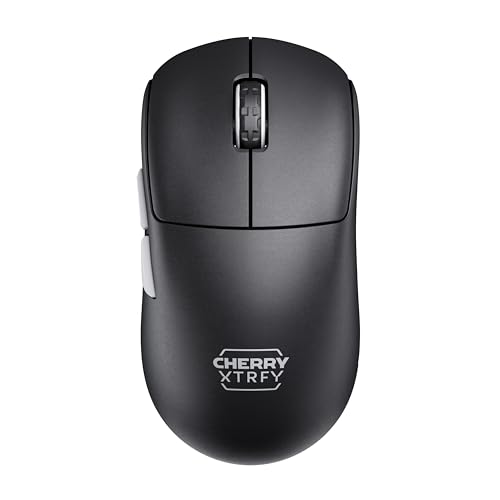 Cherry Xtrfy M68 Pro Wireless, Souris De Gaming Ultra-Rapide Sans Fil, 2,4 Ghz, Optimisée Pour L'Esport, Souris 8K, Forme Symétrique Avec Front Plat,