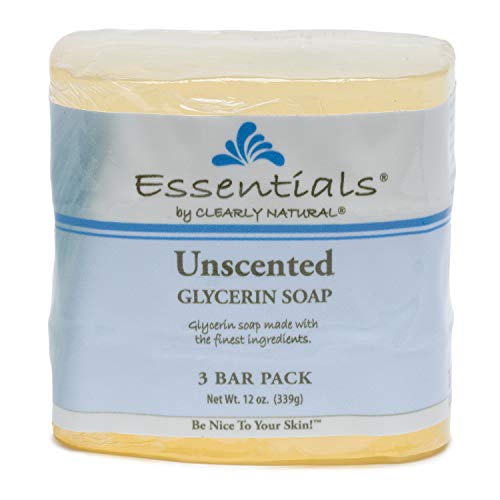 Clearly Natural - Barra Unscented Del Sapone Della Glicerina - 3Pack