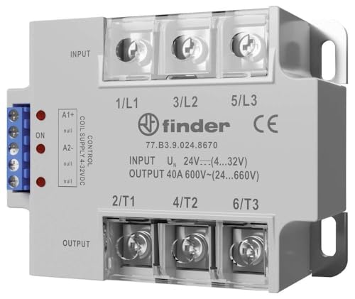 Finder Relè A Semiconduttore 77A382308671 25 A Tens.Comm.Max: 660 V/Ac #####Momentanwertschaltend 1 Pz.