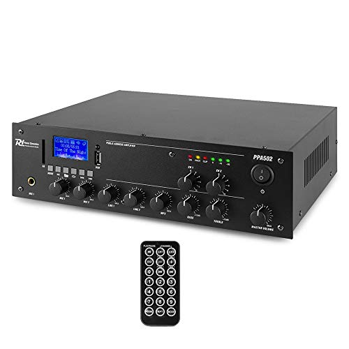 Power Dynamics Ppa502 100V/70V & 4/8 Ohm 2-Kanaals Versterker - 50 Watt (952.084)
