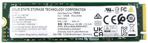 Solid State Drive Ssd M.2 Nvme 128Gb Cl1-8D128 - L64783-002