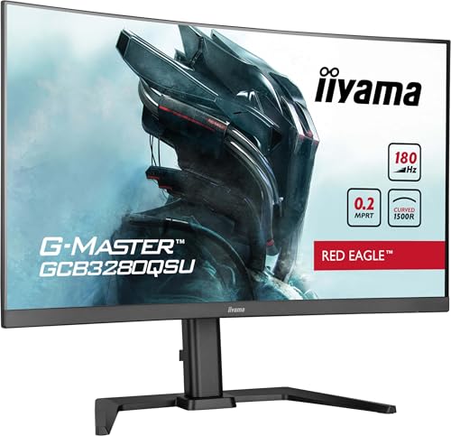 Iiyama Gcb3280Qsu-B2-31.5", Va, 2560X1440/180Hz, 2H1Dp, Has