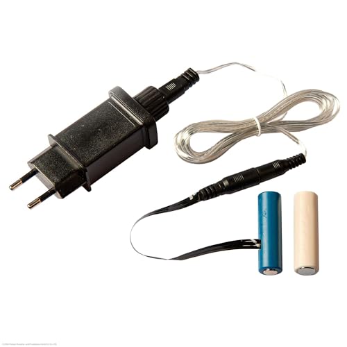 Adattatore Hellum Per Batterie Aa 2X, 3V Power Supply Per Batterie Aa Di Ricambio Per 2 Pezzi, Batteria Fittizia A 230V Con Cavo Da 1,8 M, Eliminatore