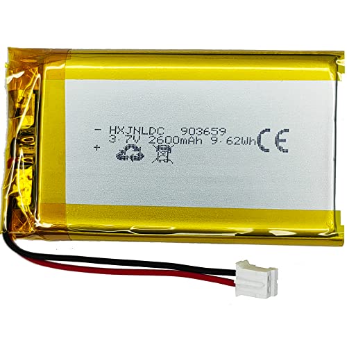 Dc 3.7V 2600Mah 903759 Li-Ion Lithium Ion Polymer Battery Replacement Per Diy Sostituzione Della Batteria Da 3,7-5 V Per Prodotti Elettronici,Energy S