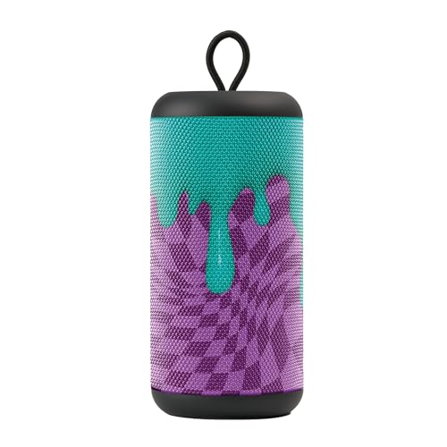 Music Sound - Vertical - Cassa Speaker Bluetooth - 5 Watt - Wireless - Play Time 4 Ore - Bluetooth 5.0 - Viola/Azzurro