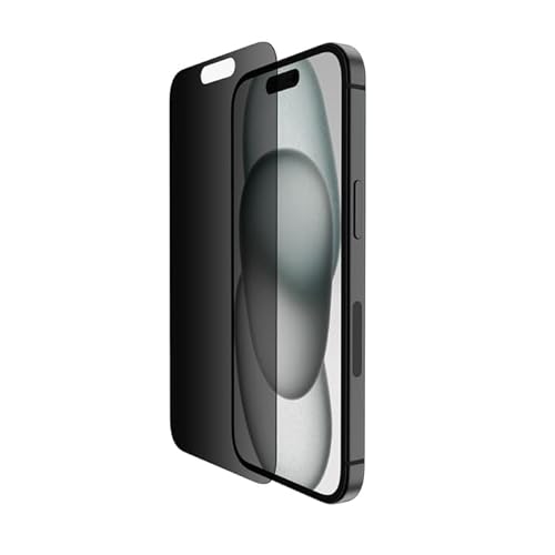 Belkin Recycled Privacy Screen Protector For Iphone 16 Pro 6.3" 2024| Drop & Scratch Protection, Privacy Filter, Anti-Fingerprint, Slim 0.33Mm Design,
