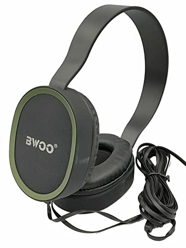 Bwoo Cuffie Stereo Filo 3 Metri Jack 3.5Mm Hifi Head Phones Sound Extra Bass On Ear Bx-009