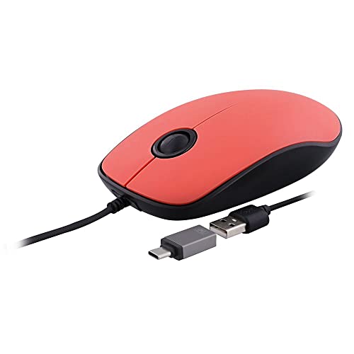 Tnb Tnb Sunset - Mouse Cablato Usb-A E Usb-C - Rosso