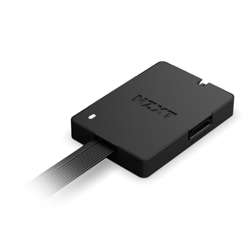 Nzxt Control Hub - Ac-Crfr1-B1 -Controller Digitale Dell’Illuminazione Rgb E Della Velocità Delle Ventole Pwm- Controlla Fino A 5 Ventole Pwm O 4 Vent
