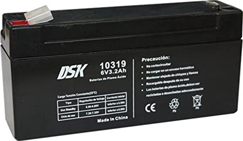 Dsk 6V 3,2Ah 10319, Nero