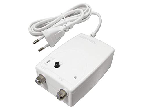 Amplificatore Antenna Tv Da Interno Alimentatore Switching Di Linea 1 Out 23Db