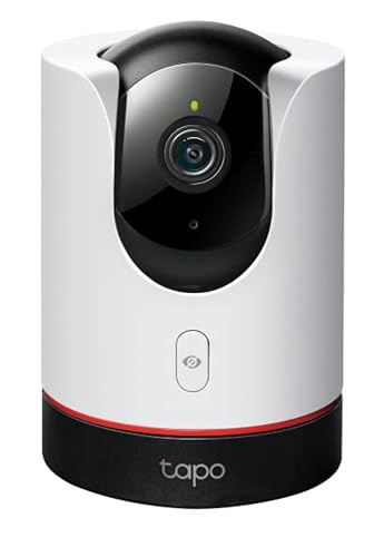 Tapo 2K Qhd Telecamera Di Sicurezza Pan/Tilt, Rilevamento Ai, Protezione Della Privacy, Sensore Starlight, Archiviazione Di Schede Cloud, 2K 4Mp