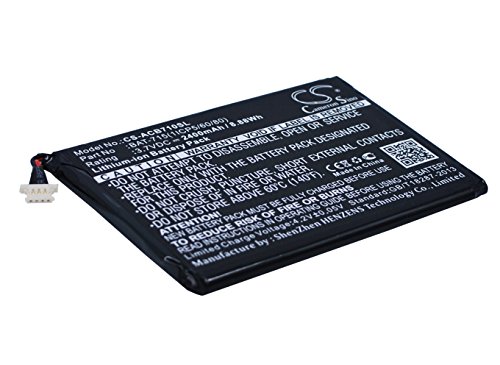 Cs-Acb710Sl Batteria 2400Mah Compatibile Con [Acer] Iconia B1-A71, Iconia B1-A71-83174G00Nk, Iconia Tab B1, Iconia Tab B1-710 Sostituisce Bat-715(1Icp