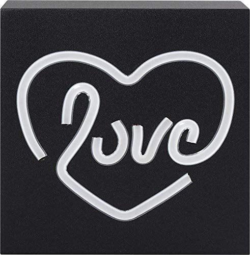 Bigben Interactive Color Light Neon Love Speaker Bluetooth Luminoso, Nero