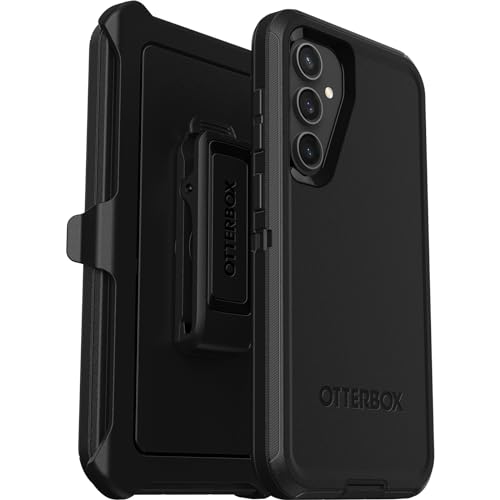 Otterbox Cover Per Samsung Galaxy S23 Fe, Defender, Resistente A Shock E Cadute, Cover Ultra Robusta, Testata 5X Vs Norme Mil-Std 810G, Nero