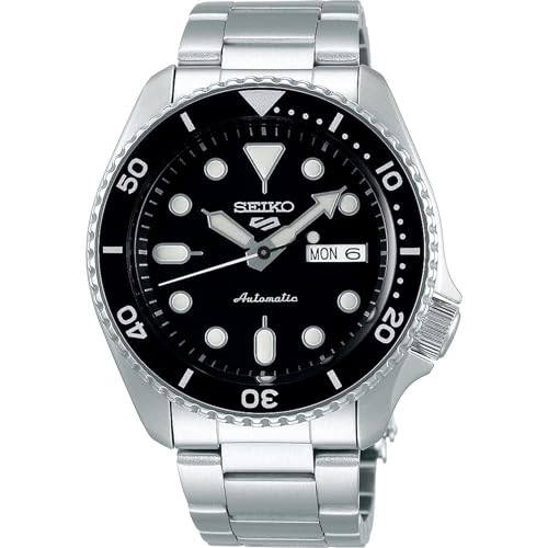 Seiko 5 Sport Automatico, Negra, Sportivo