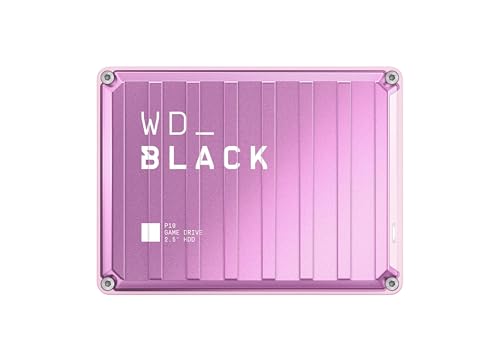 Wd_Black P10 4Tb Hard Disk Esterno Portatile, Game Drive, Compatibile Con Playstation, Xbox, Pc E Mac, Salva Fino A 150 Giochi, Un Abbonamento Di Un M