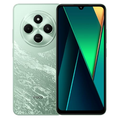 Xiaomi Poco C75 - Smartphone Da 8+256Gb, Schermo Hd+ Da 6,88" A 120 Hz, Medialek Helio G81, Tripla Fotocamera Da 50 Mp+2 Mp, 5000 Mah (Green, 8+256G)