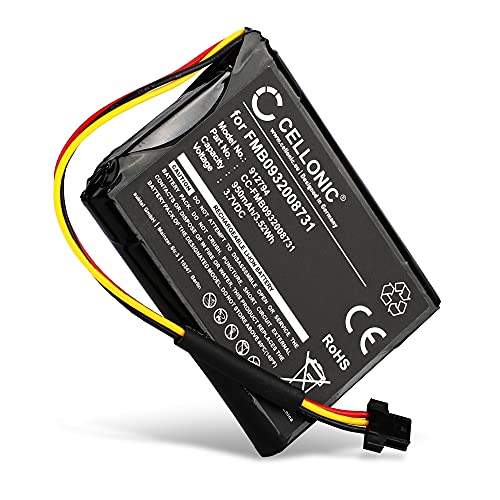Cellonic® Batteria Fmb0932008731 Aha11110005 6027A0089521 Compatibile Con Tomtom Go 500 (2013), Go 510 (2013), Go 50 / Start 50 Affidabile Ricambio Da