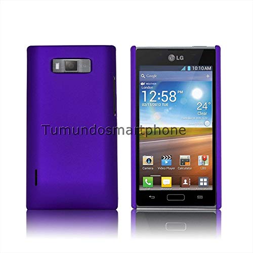 Tumundosmartphone Custodia Cover Dura Viola Lg Optimus L7 P700/P705