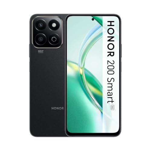 Honor 200 Smart 5G 4Gb/256Gb Nero (Midnight Black) Dual Sim