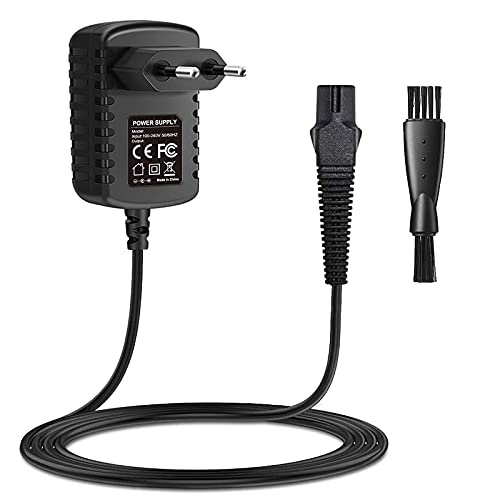 Wukur Caricatore Per Braun Rasoio 12V 400Ma Adattatore Ca Per Series 1 3 5 7 9 Elettrico Rasoio Mgk7220 Mgk3242 Mgk5280 3040S 340S 390Cc 760Cc 790Cc 7