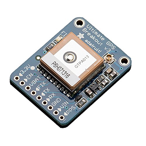 Adafruit Ultimate Gps Breakout, Modulo A 66 Canali Con Aggiornamenti A 10 Hz, Versione 3, Blu
