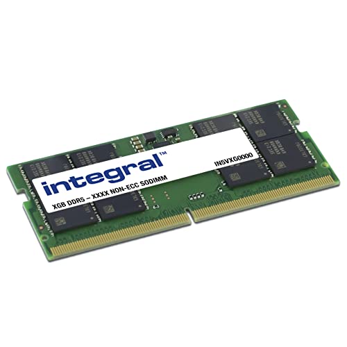 Integral Memoria Ram Ddr5 8Gb 4800Mhz Sodimm Per Laptop/Notebook/Macbook Pc5-38400