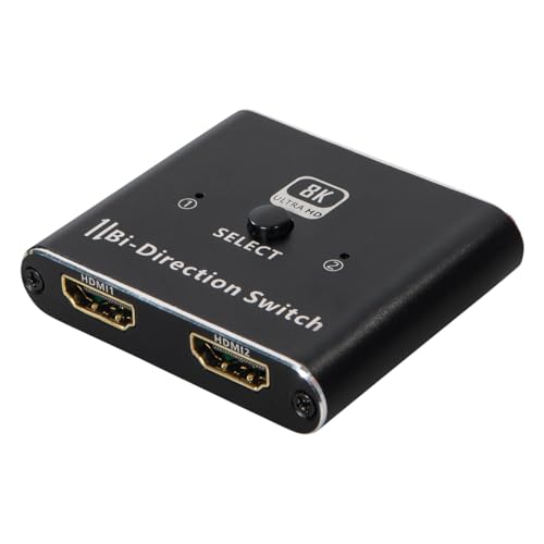Maxtrack Distributore Bidirezionale Hdmi 8K Cs39L, Splitter Hdmi & Hdmi Switch, 2 In 1Out O 1 In 2Out, 8 K @60 Hz, 4 K @120 Hz, Compatibile Con Ps5, X