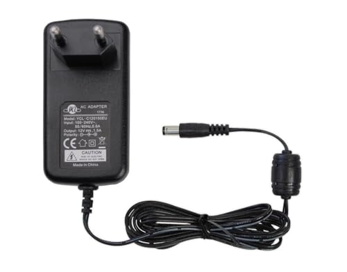 Edision Alimentatore 12V/1.5A 2Pin Eu, Originale, Universale, Proton S2, Picco S2, Picco S2 Pro, Piccollino S2, Piccollino S2+T2/C