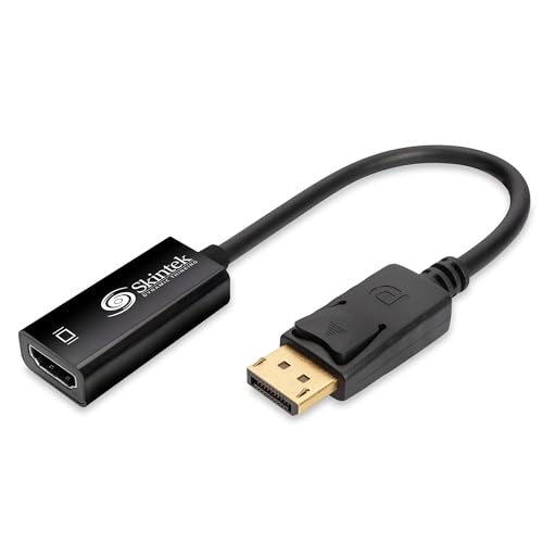 Skintek Sk-04-Dph Adattatore Display Port (Dp) A Hdmi, 4K 1080P 60 Hz, Maschio-Femmina Per Connettere Pc/Notebook/Mac Con Uscita Display Port A Monito