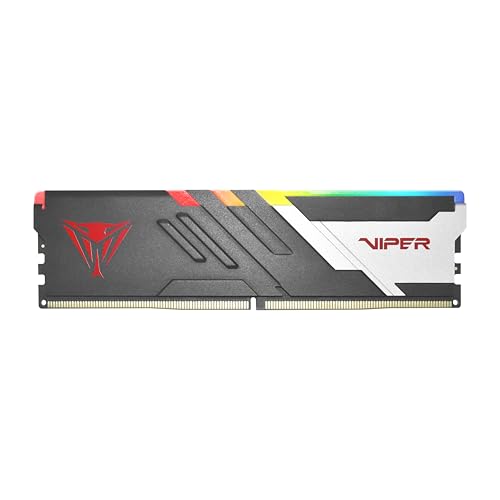 Patriot Viper Venom Rgb Ddr5 Ram 16Gb (1X16Gb) 6000Mt/S Cl30 Udimm Desktop Gaming Memory Module - Pvvr516G60C30