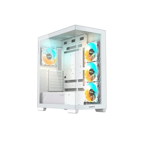 Gigabyte C500 Panoramic Stealth Atx Mid Tower Vetro Temperato Rgb Fusion Pc Case - Nero - Gb-C500P St