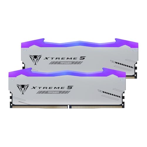 Patriot Viper Xtreme 5 Mpower Ddr5 Rgb Ram 48Gb (2X24Gb) 6400Mt/S Cl32 Udimm Desktop Gaming Memory Kit - Pvxr548G64C32Km