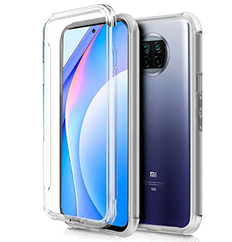 Tumundosmartphone Cover Completa Trasparente Pc+Tpu Full Body 360 Per Xiaomi Mi 10T Lite