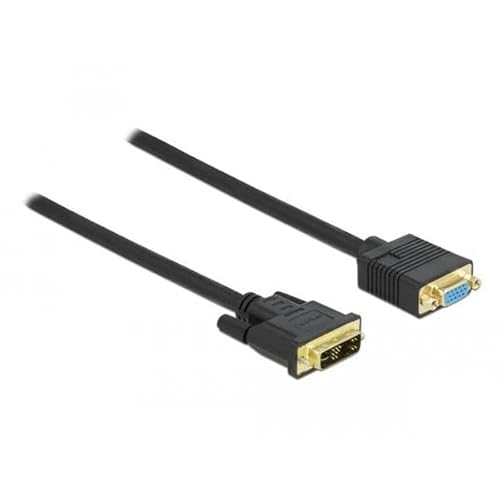 Delock Cavo Dvi 12+5 Maschio A Vga Femmina 5 M